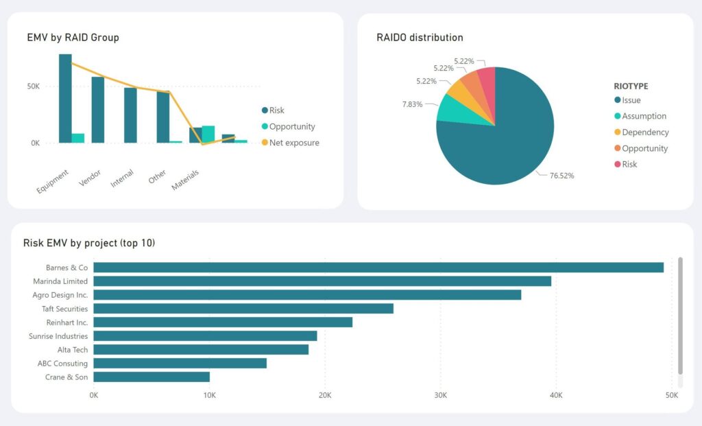 risk and issue report