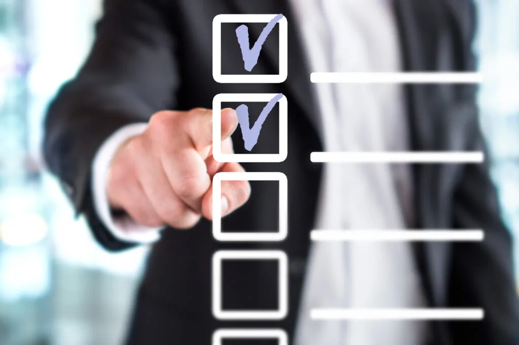 Business checklist for evaluating project ERP requirements
